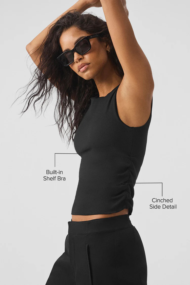 Ribbed En Pointe Tank | Alo Yoga (US)