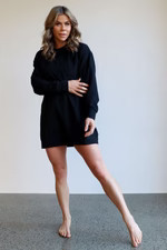 Chicago Tee Dress - Black | Cleo Harper (US)