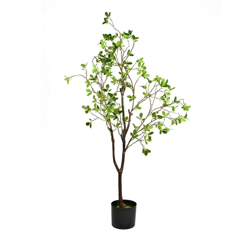 Vickerman 48" Artificial Potted Milan Leaf Tree. | Walmart (US)