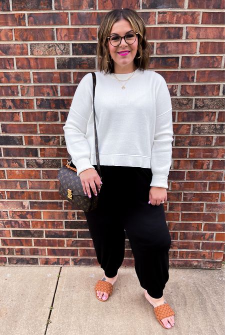Amazon plus size outfit of the day! Sized up to 3X in these jogger/harem pants but they have lots of stretch and overall are very roomy. They come in several colors and are only $20! Sweater is XL and comes in lots of colors - also on sale! 

Weekend outfit, mom outfit, casual outfit, Amazon outfit, midsize outfit, Anrabess 

#LTKplussize #LTKfindsunder50 #LTKsalealert
