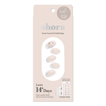 Ohora GEM Peach Stone - Semi-Cured Gel Nail | Walmart (US)