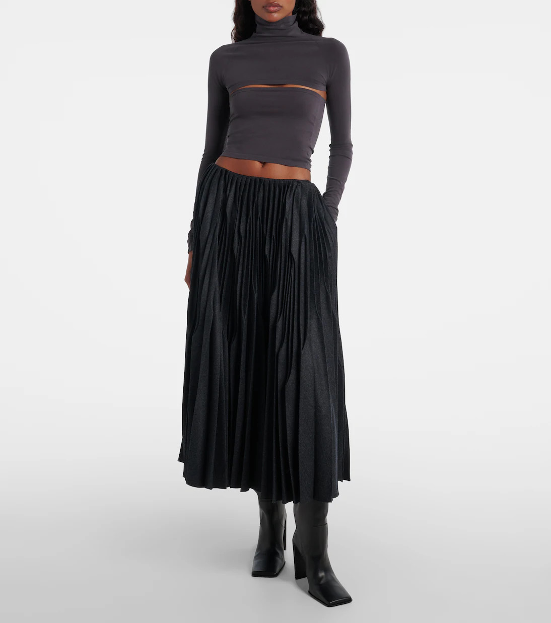 Second-Skin cropped cutout top | Mytheresa (INTL)