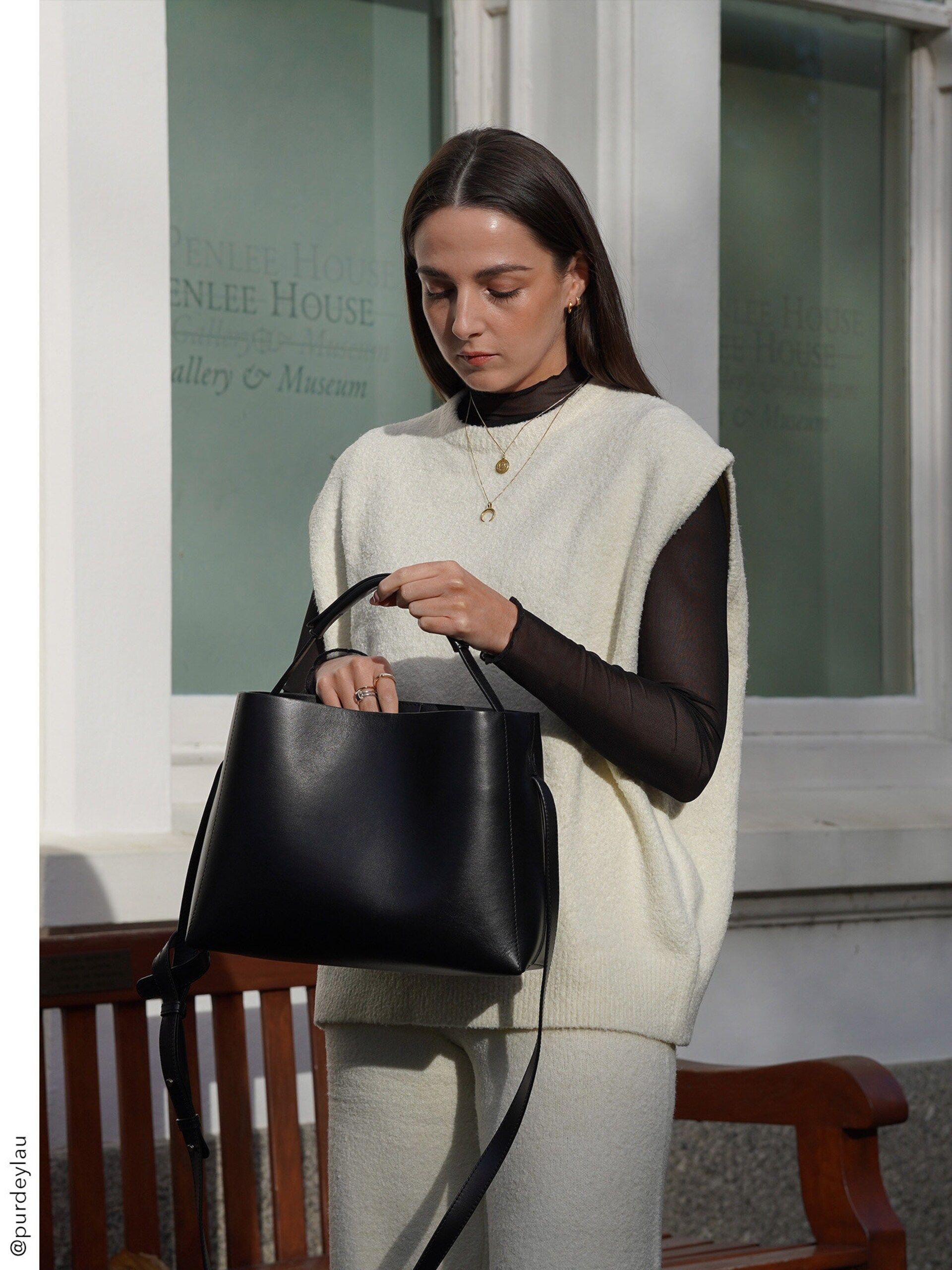 Hedda Handbag Leather | Flattered