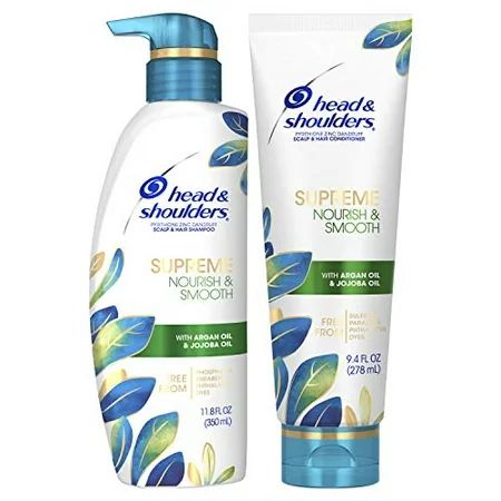 Head and Shoulders Supreme Scalp Care and Dandruff Treatment Shampoo and Conditioner Bundle, with Ar | Walmart (US)