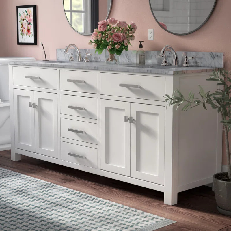 Minnetrista 72" Double Bathroom Vanity Set | Wayfair North America