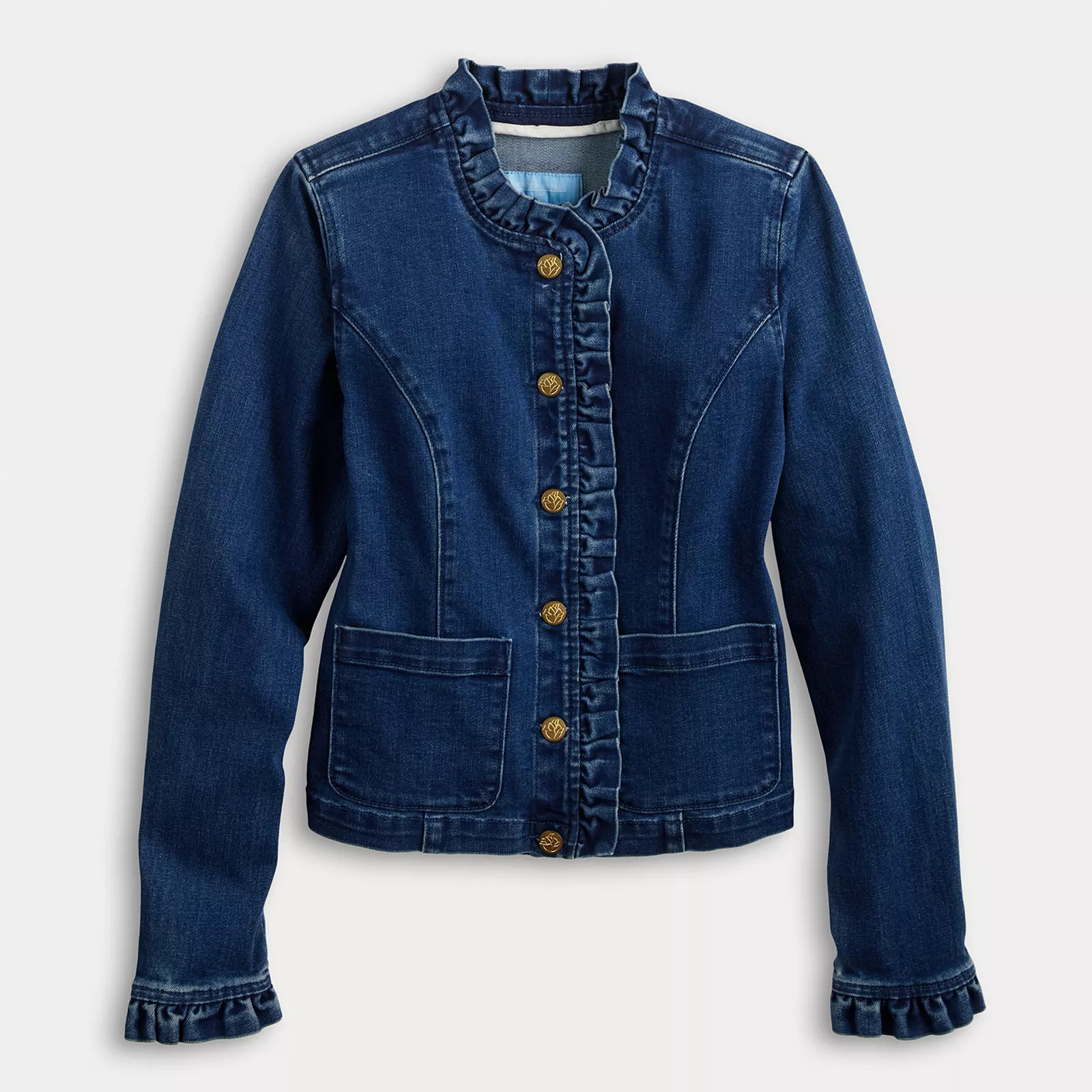 Women's Draper James Ruffle Denim Jacket | Kohl's