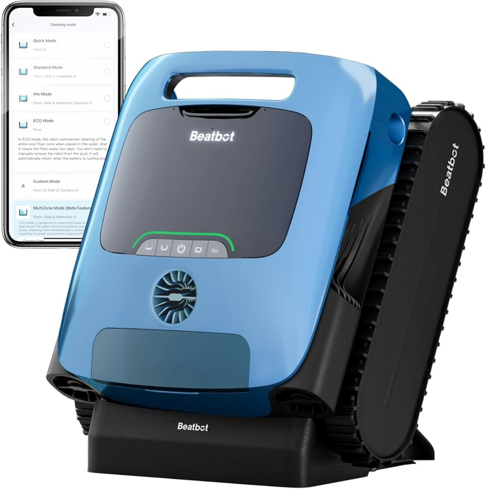 Beatbot A100 Pro Cordless Robotic Swimming Pool Cleaning Vacuum, APP Controlled | Amazon (US)