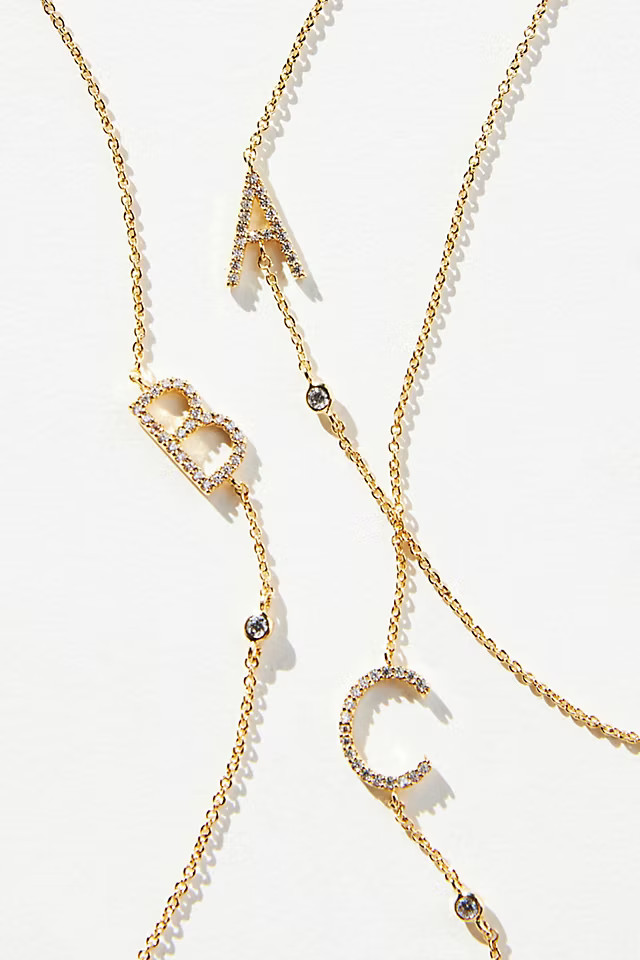 Delicate Monogram Necklace | Anthropologie (US)