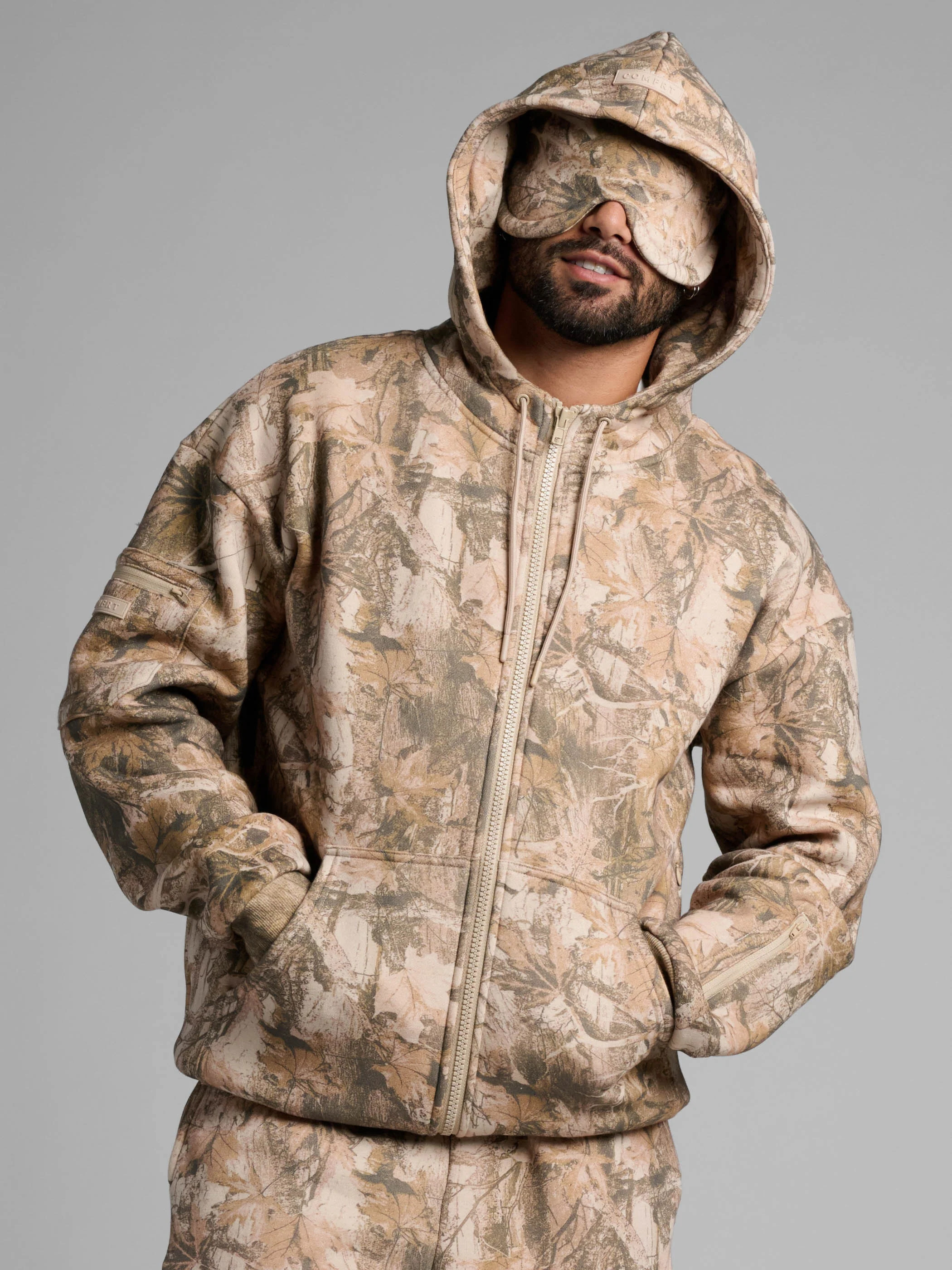 Comfrt Airplane Mode Travel Zip Hoodie | High Sierra | Oversized | 3X | Comfrt