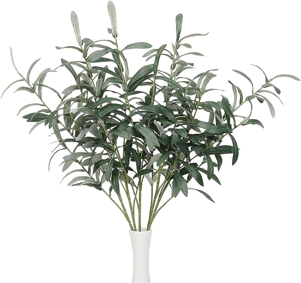 SzJias Artificial Olive Branch Faux Olive Branches for Vases Fake Olive Tree Branches Stems for V... | Amazon (US)