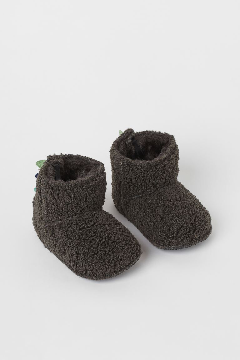 Faux Shearling-lined Slippers | H&M (US)
