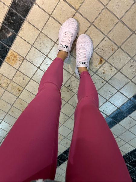 Pink leggings on sale size Xs use code AFBELBEL,  pink sneakers size 7.5 use code bf20

#LTKunder50 #LTKunder100 #LTKsalealert