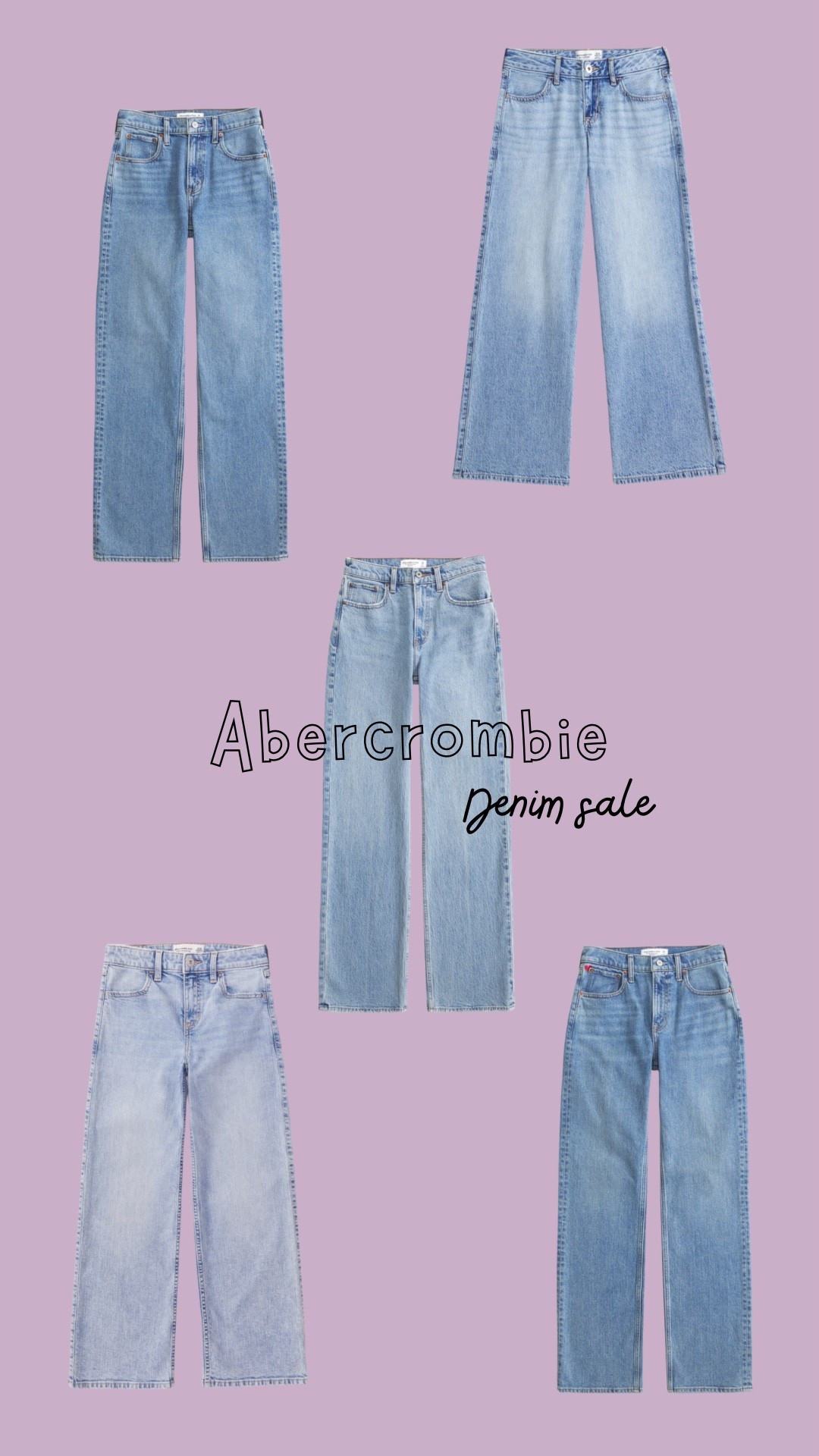 Abercrombies DENIM Sale! 

Use code DENIMAF for an additional 15% off your order! 

#LTKStyleTip #LTKSaleAlert #LTKFamily