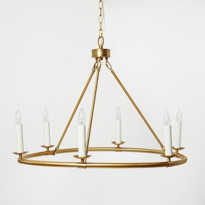 Ring Chandelier Brass - Threshold designed with Studio McGee: 6-Light | eBay US