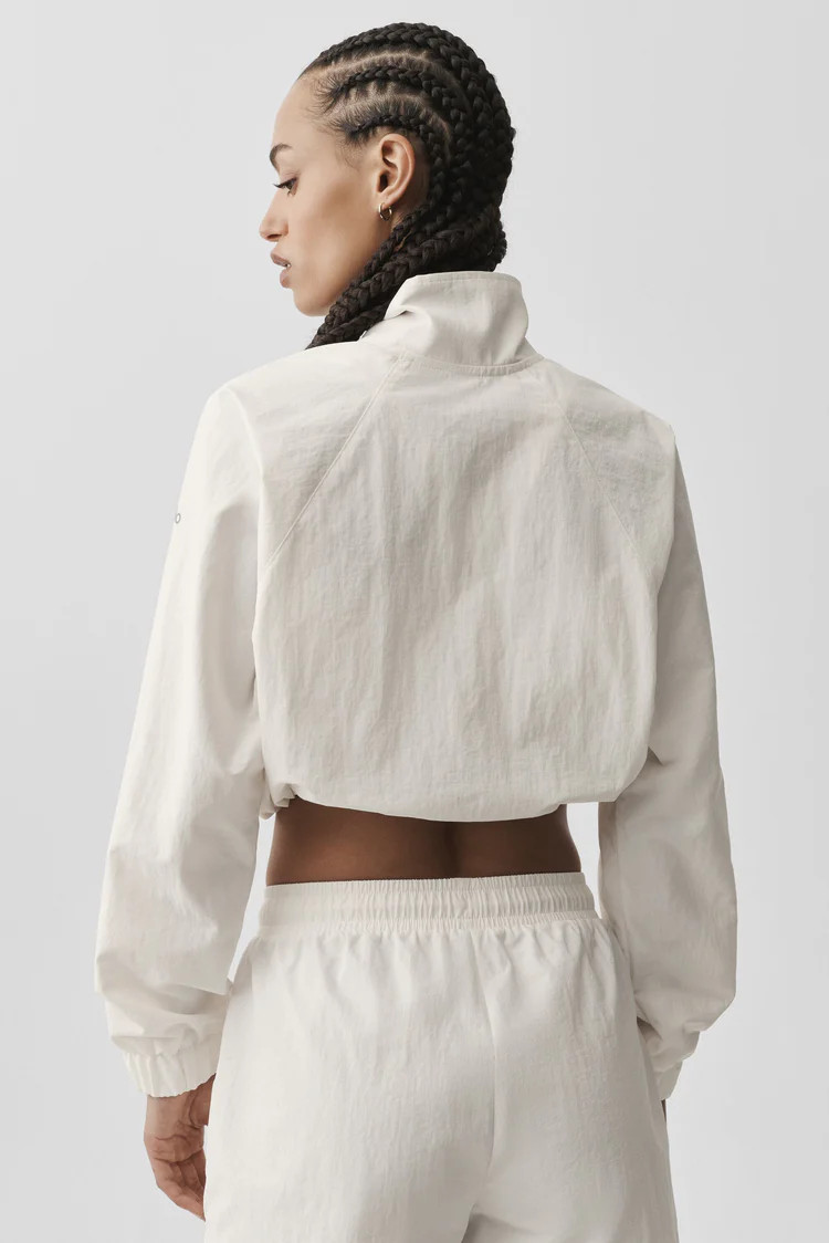 Cropped 1/4 Zip Alumni Pullover | Alo Yoga