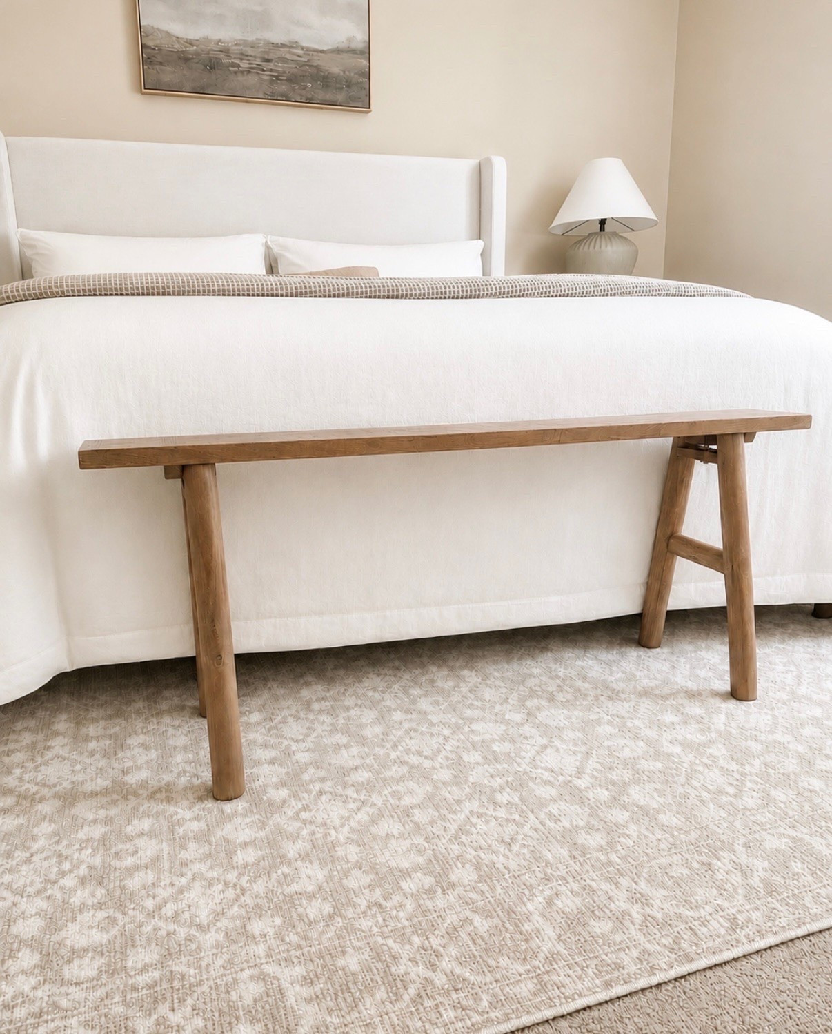 ✨ sold out Olive Ateliers bench look alike for SO much less 🙌

I’ve been seeing the viral sold out Olive Ateliers bench everywhere lately and found a really similar option that’s still shipping right now 

this is one of those pieces that instantly makes a bedroom feel more finished + elevated

perfect for:
✔ end of a bed  
✔ entryway styling  
✔ under a window  
✔ layered with pillows or a throw  

it has that warm vintage-inspired wood tone and high-end designer look without the crazy price tag 🤍

so excited because I just got mine this week and it honestly looks WAY more expensive in person

linked here before it sells out too:

#LTKMothersDay #LTKmomlife #LTKdayinmylife
