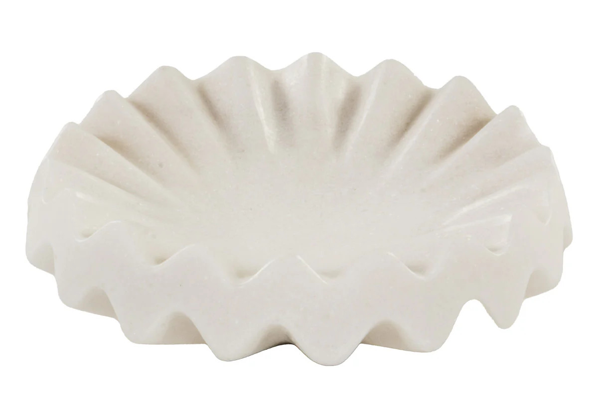 MARBLE HANDKERCHIEF BOWL | Small | Alice Lane Home Collection