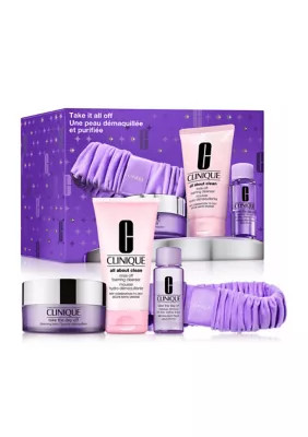 Clinique Take It All Off Makeup Remover Gift Set - $98 Value | Belk