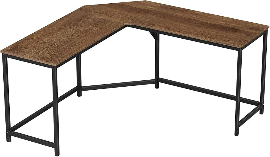 VASAGLE L-Shaped Computer Desk, Industrial Workstation for Home Office Study Writing and Gaming, ... | Amazon (US)