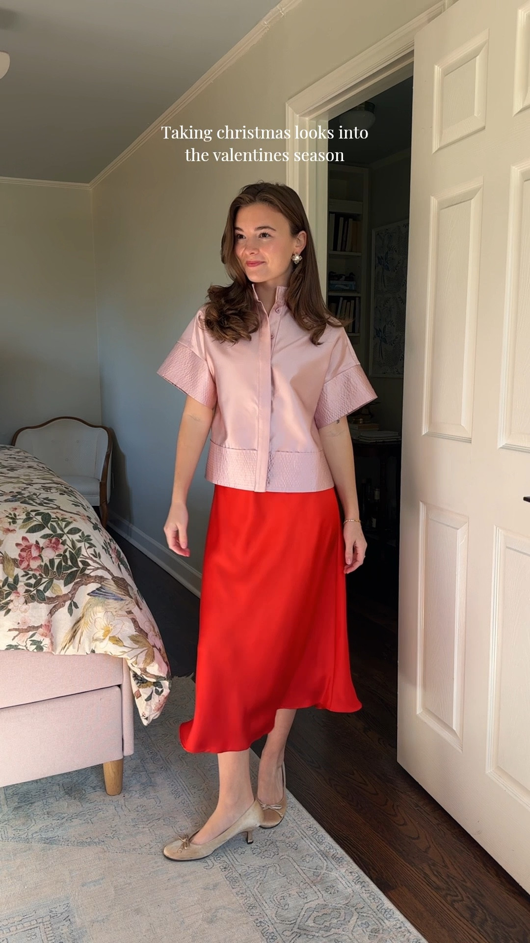 Wearing my usual size in everything but the pink top & pink skirt, which I sized down in because I size down in most of their items.❣️ pieces I wore around Christmas styled for Valentine’s Day. #valentinesoutfits

#LTKSeasonal #LTKOver40 #LTKFindsUnder100