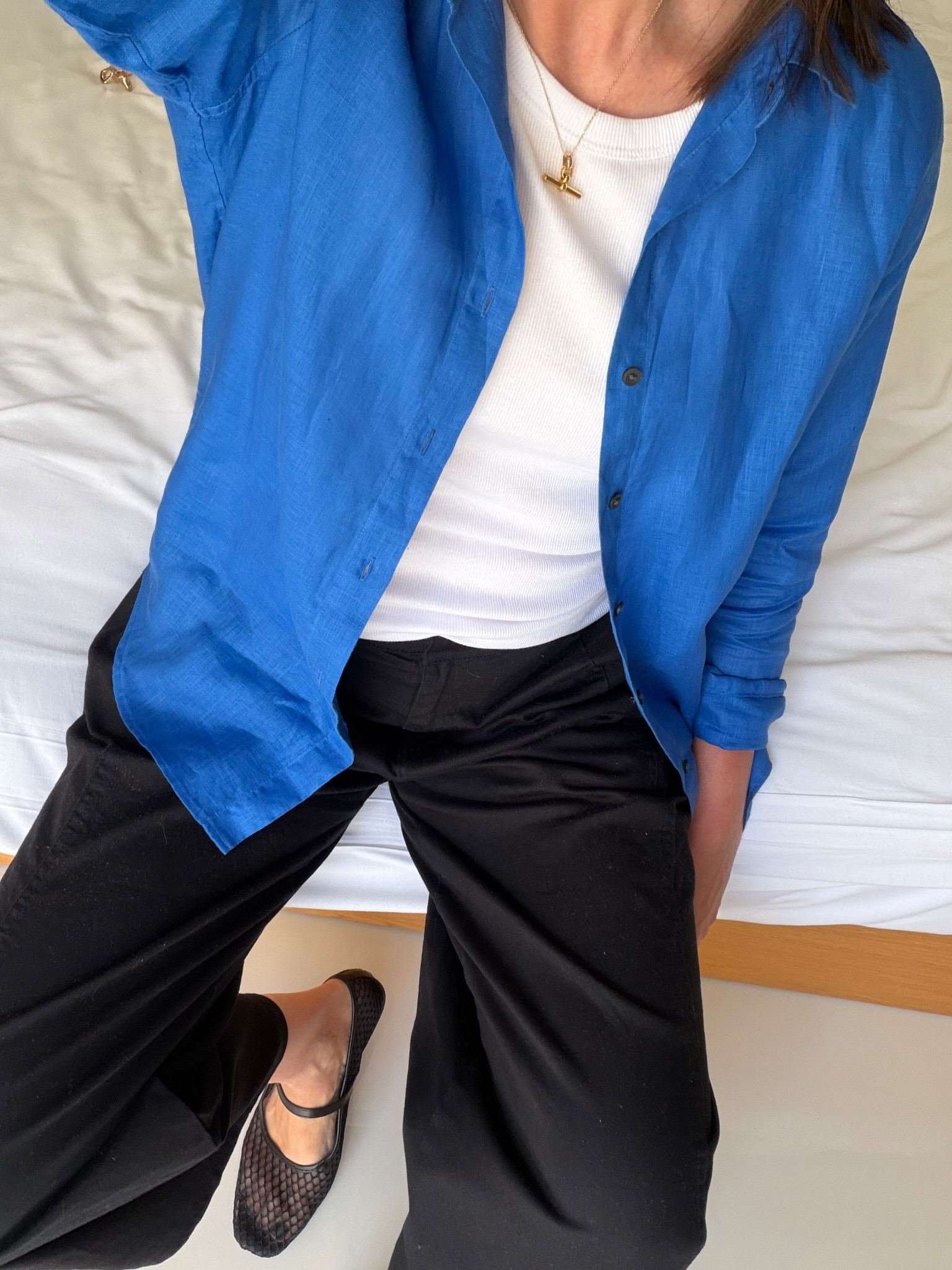 OOTD for another day in beautiful Malta. 
This linen shirt is a stunning colour and really soft - and these fab cotton curve trousers are now reduced to under £25! I wear a medium in both x

#LTKstyletip #LTKsummer #LTKuk