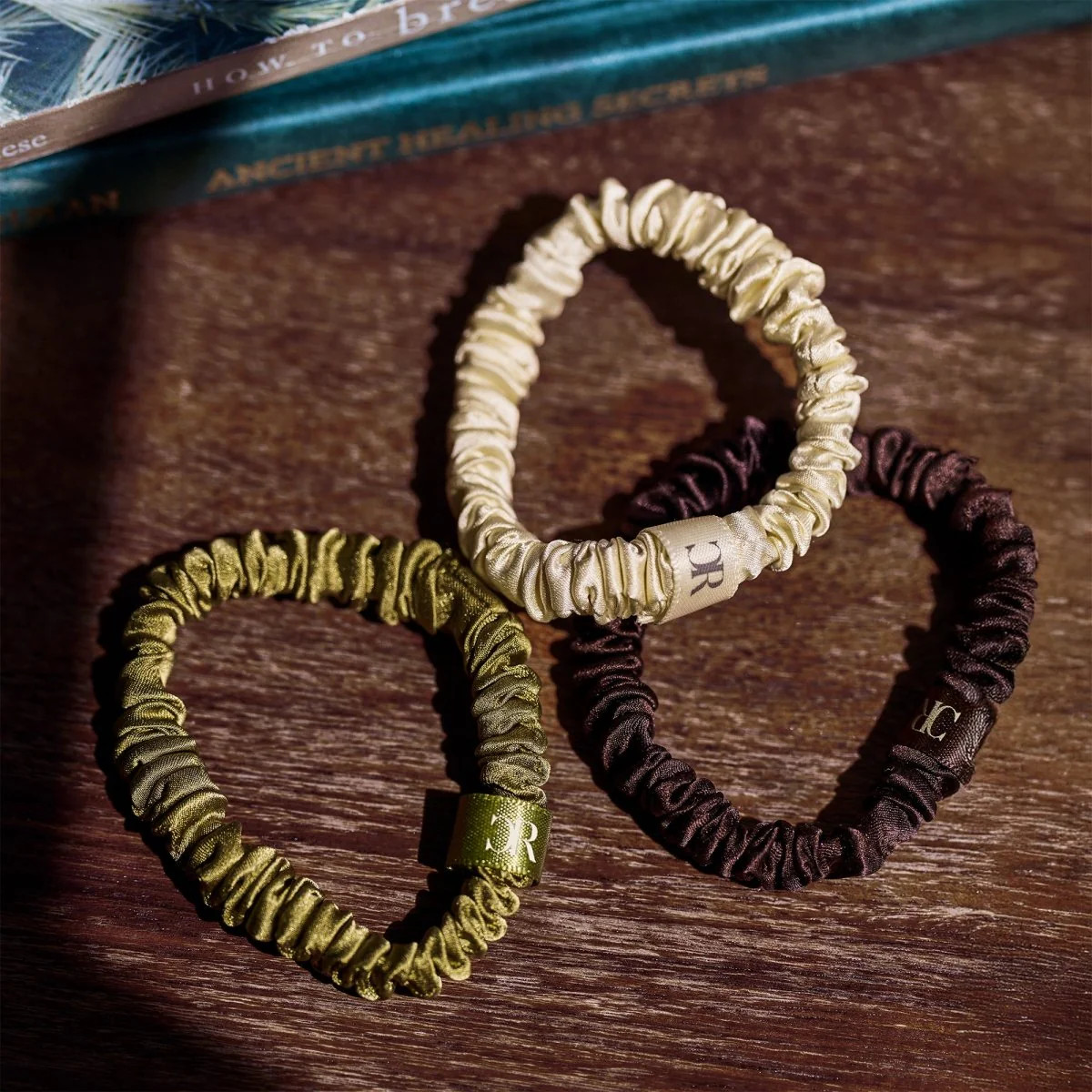 100% Silk Scrunchies | Colleen Rothschild Beauty