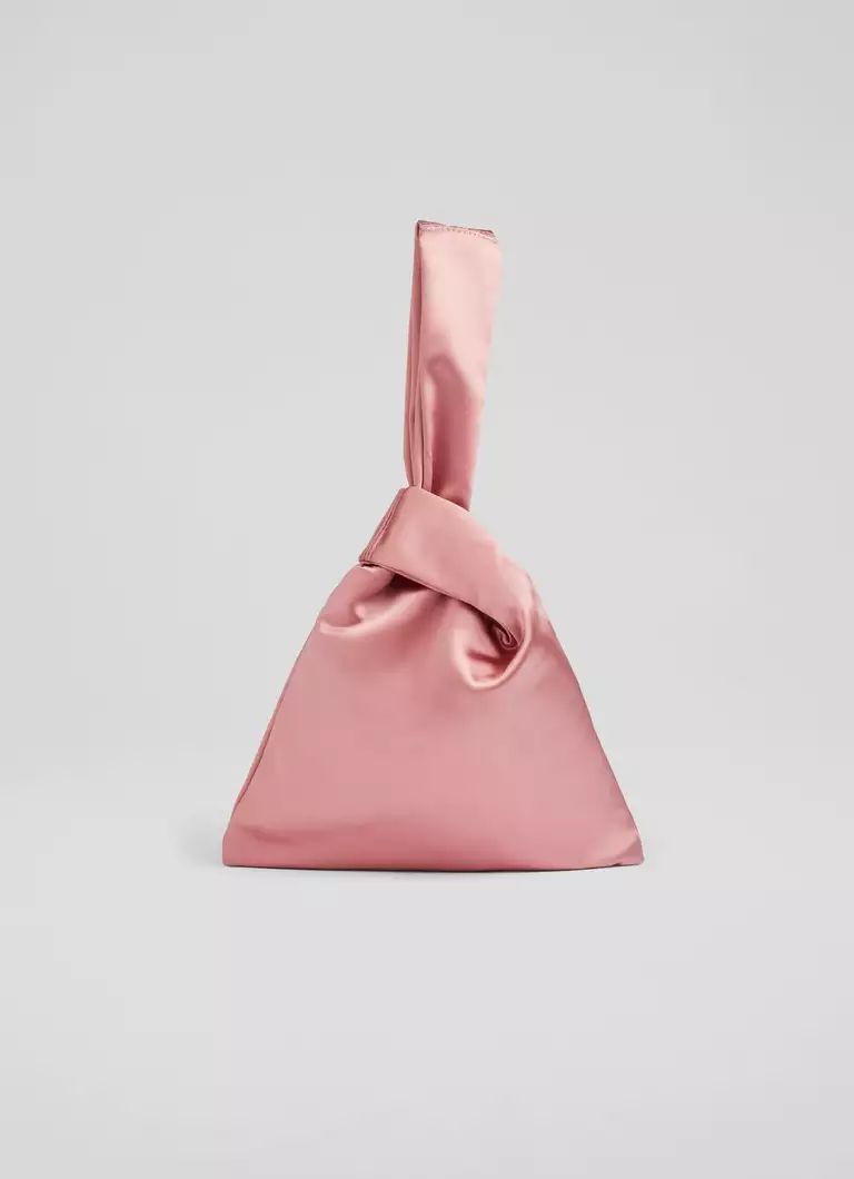 Taylor Pink Satin Handbag | L.K. Bennett (UK)
