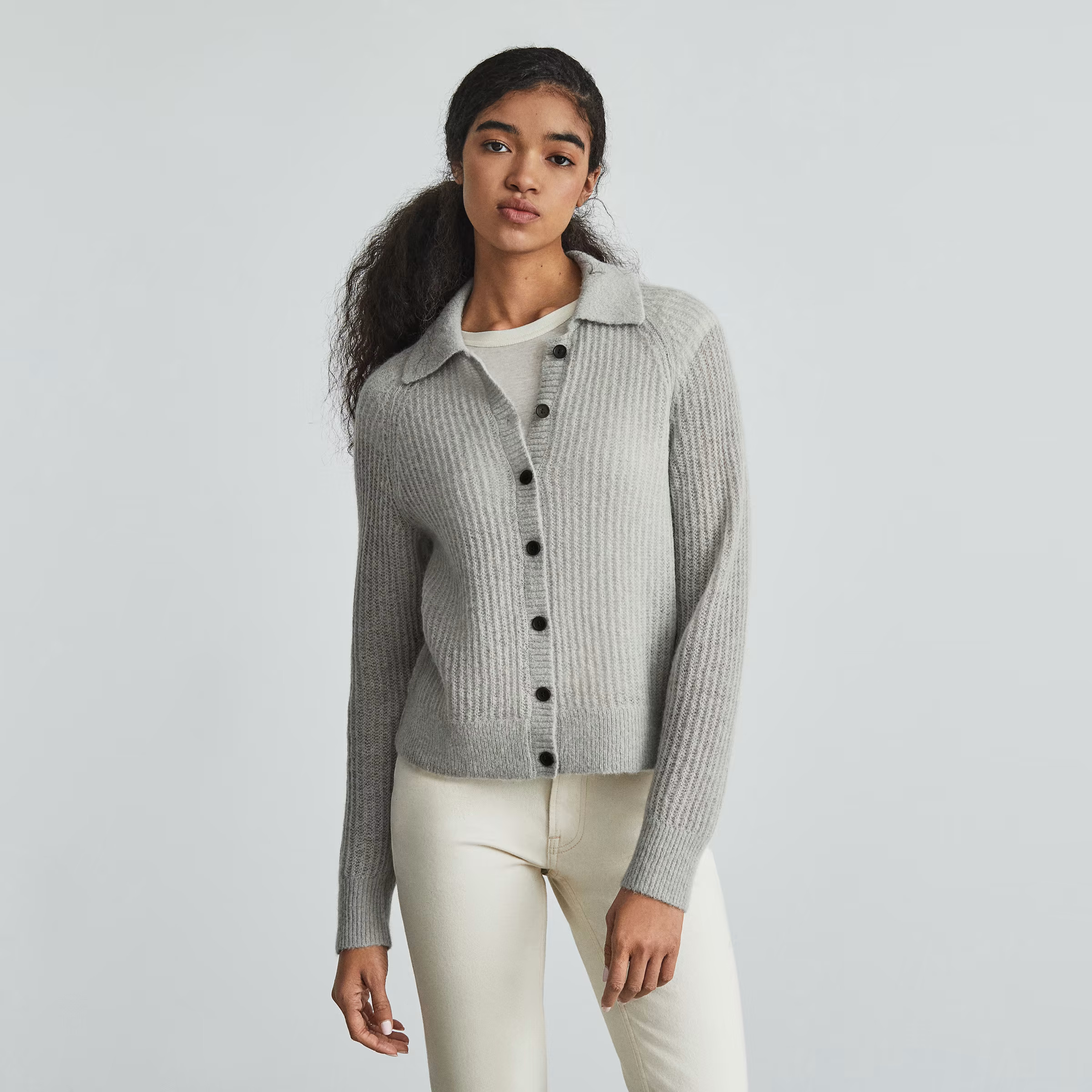 The Alpaca Collared Cardigan | Everlane