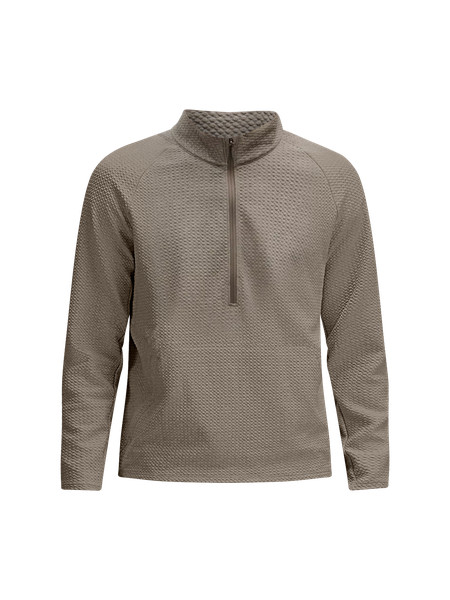 Textured Double-Knit Cotton Half Zip | Lululemon (US)