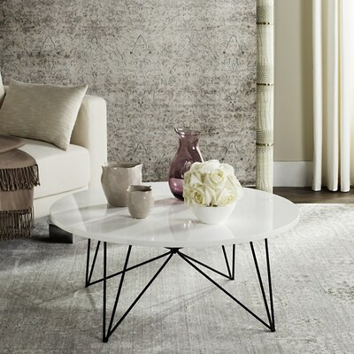 Safavieh Maris White Wood Coffee Table Lowes.com | Lowe's