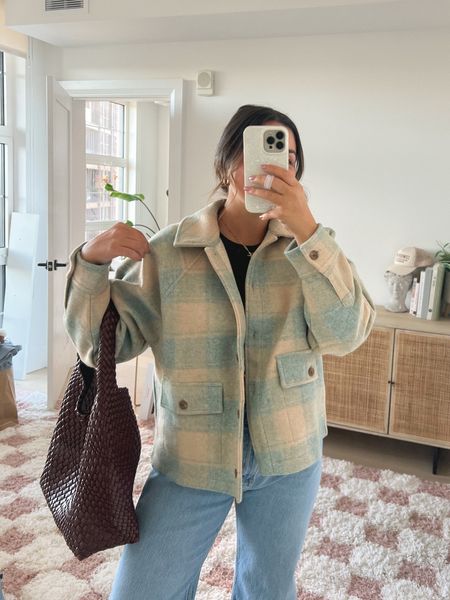 Madewell is having a 20% off sale today! They have the best high quality pieces + jackets and I love investing in a few staples every year. I love this little shacket, its so soft, comfy, and the perfect layering piece. A great gift too! True to size, M 💓 linked some other faves as well 

#LTKHolidaySale #LTKGiftGuide #LTKxMadewell