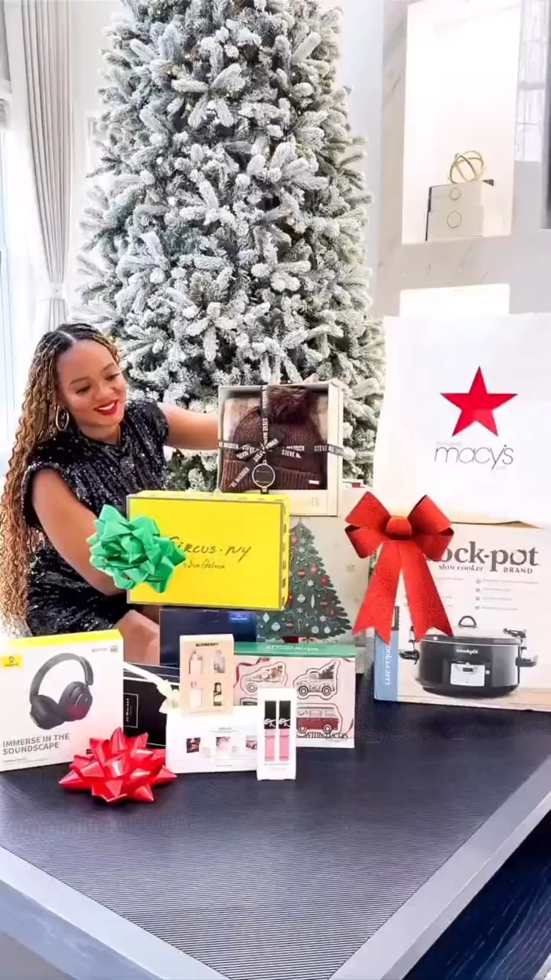 Gifts that woww under $100 🙌 Tap below to shop! Follow me @omabelle for more Fashion, Home & everything inbetween. Glad to have you here!!! 💕😊🙏

Home | Home decor |Entryway decor | Entryway table | console table | Buffet table | Accent table | Holiday gifts | gifts under $100 | gift guide | Pottery barn | Amazon home
Restoration hardware look for less |Luxe for less | Entryway ideas | Foyer table | Foyer decor | Sofa table | Black sofa table | Black console | Black accent table
| Black wooden table |Living room decor | Rugs | Area rug | Neutral rug | Living room family room rug | Sofa sectional | Washable cleanable sofa | Family friendly sofa furniture | Stain resistant fabric sofa | Cloud sofa | Family kid toddler | pet friendly sofa | Coffee table | Livingroom | Home decor | bedding | bedroom | fall decor |  fall porch | dresser | rug | kitchen | dispenser | cutlery set | knives 
#LTKItBag

#LTKHoliday #LTKHome #LTKGiftGuide