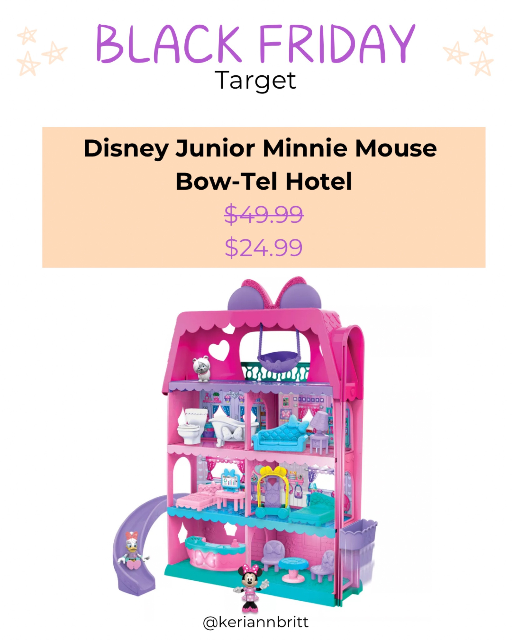 Target Black Friday deals - up to 50% off select toys 

Minnie Mouse toy 

#LTKGiftGuide #LTKCyberWeek #LTKKids