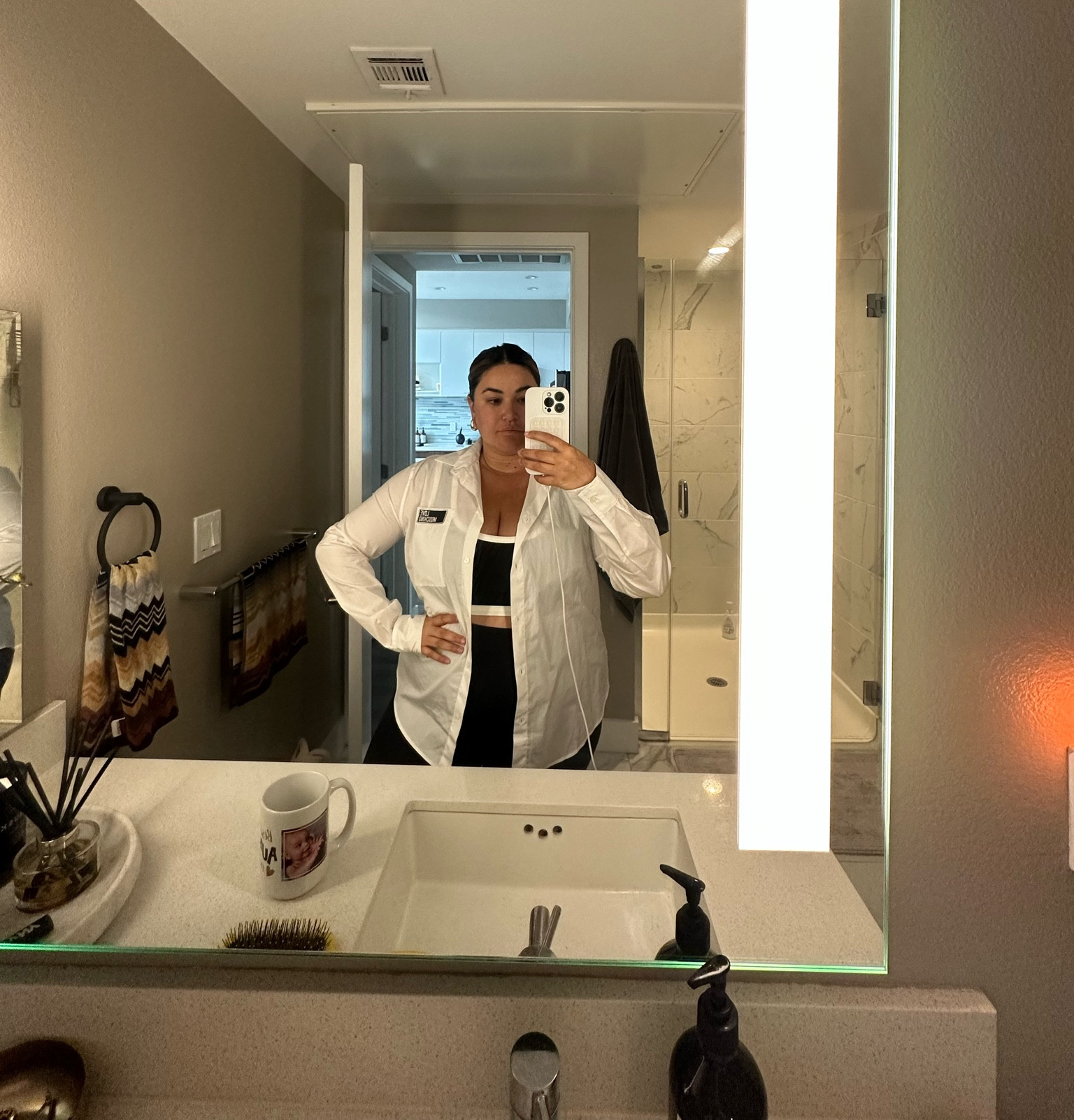 Top and button down and both sold out, but linked similar options! Leggings are Lululemon align

#LTKfit #LTKstyletip #LTKFind