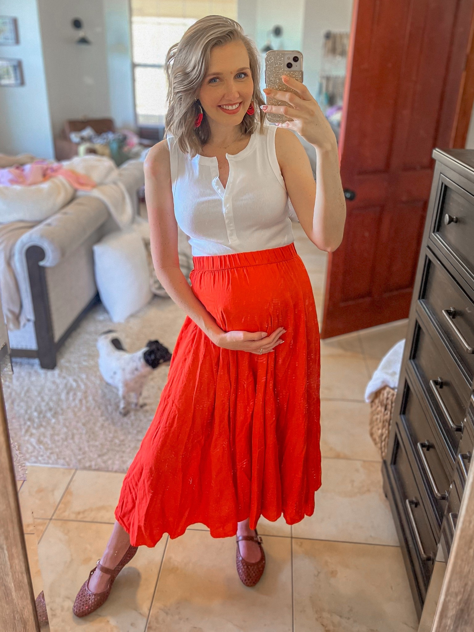 Maternity OOTD 🧡

#LTKFindsUnder50 #LTKStyleTip #LTKBump