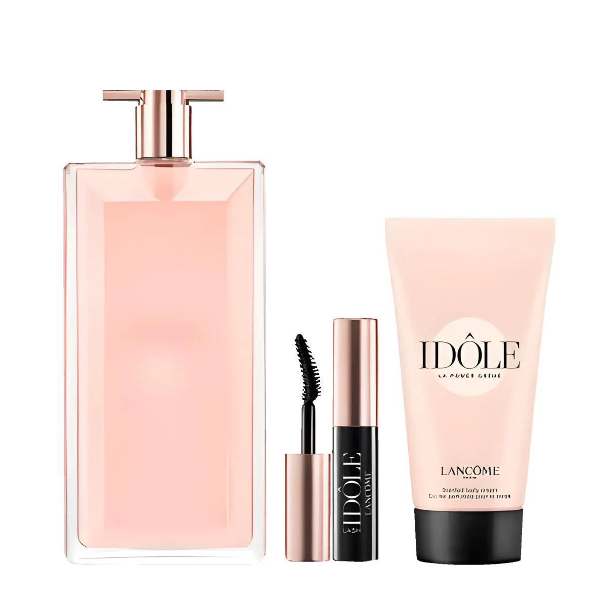 Kit Idôle Lancôme Le Parfum 50Ml - Perfume Feminino + Máscara De Cílios Lash 2,5Ml + Loção 50Ml | DrogaRaia (BR)