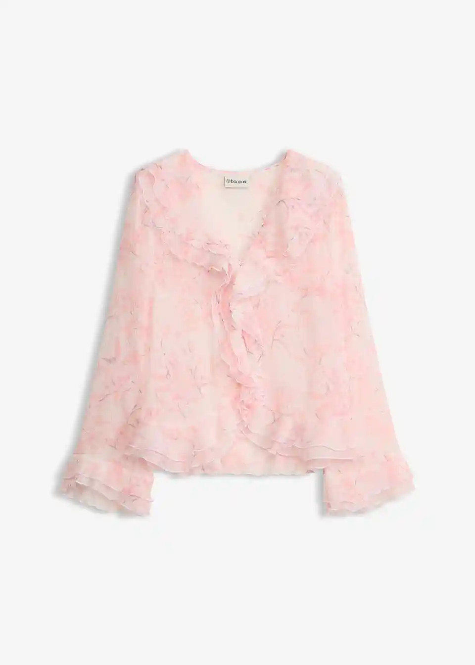Chiffonbluse mit Volants | Bonprix DE