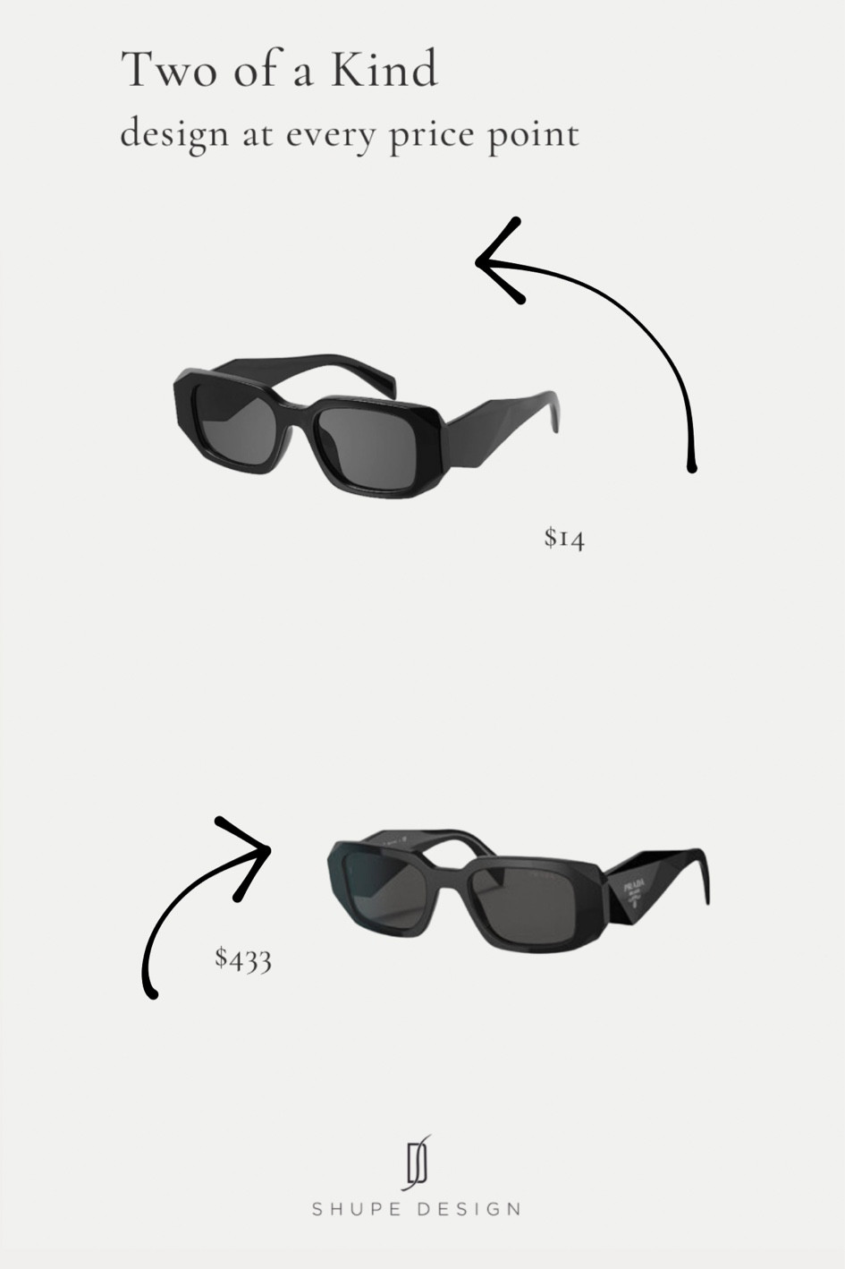 Two of a Kind 

Prada sunglasses | Amazon look a like | Sunglasses | Black sunglasses 

#LTKstyletip #LTKfindsunder50