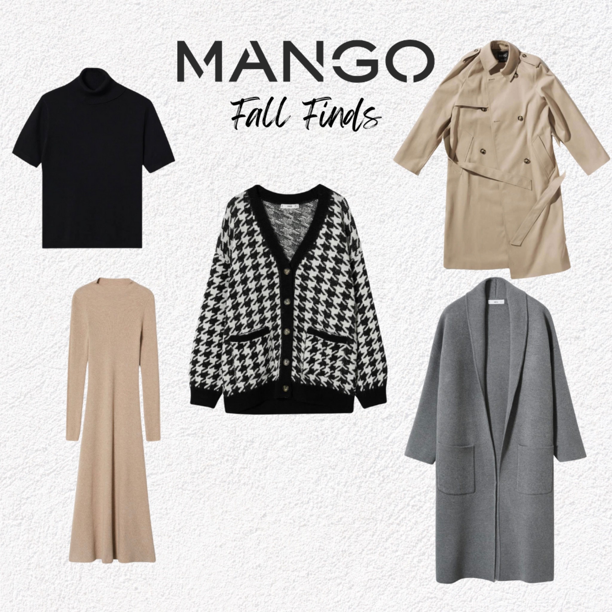Mango sale | mango fall finds | trench coat | houndstooth sweater | long sweater | sweater dress

#LTKSeasonal #LTKsalealert #LTKstyletip