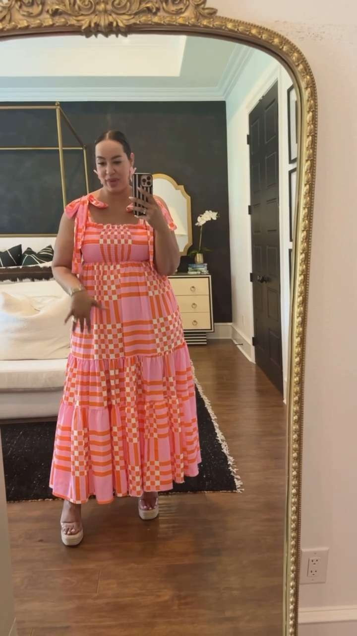 Mother's Day Outfit Inspo - This dress & earring combo from Amazon is perfection! 

 #LTKStyleTip #LTKPlusSize #LTKWedding