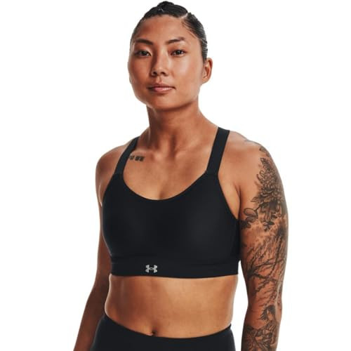 Under Armour Women's Movement Strappy Tank Top, (001) Black / / Metallic Silver, X-Small | Amazon (US)