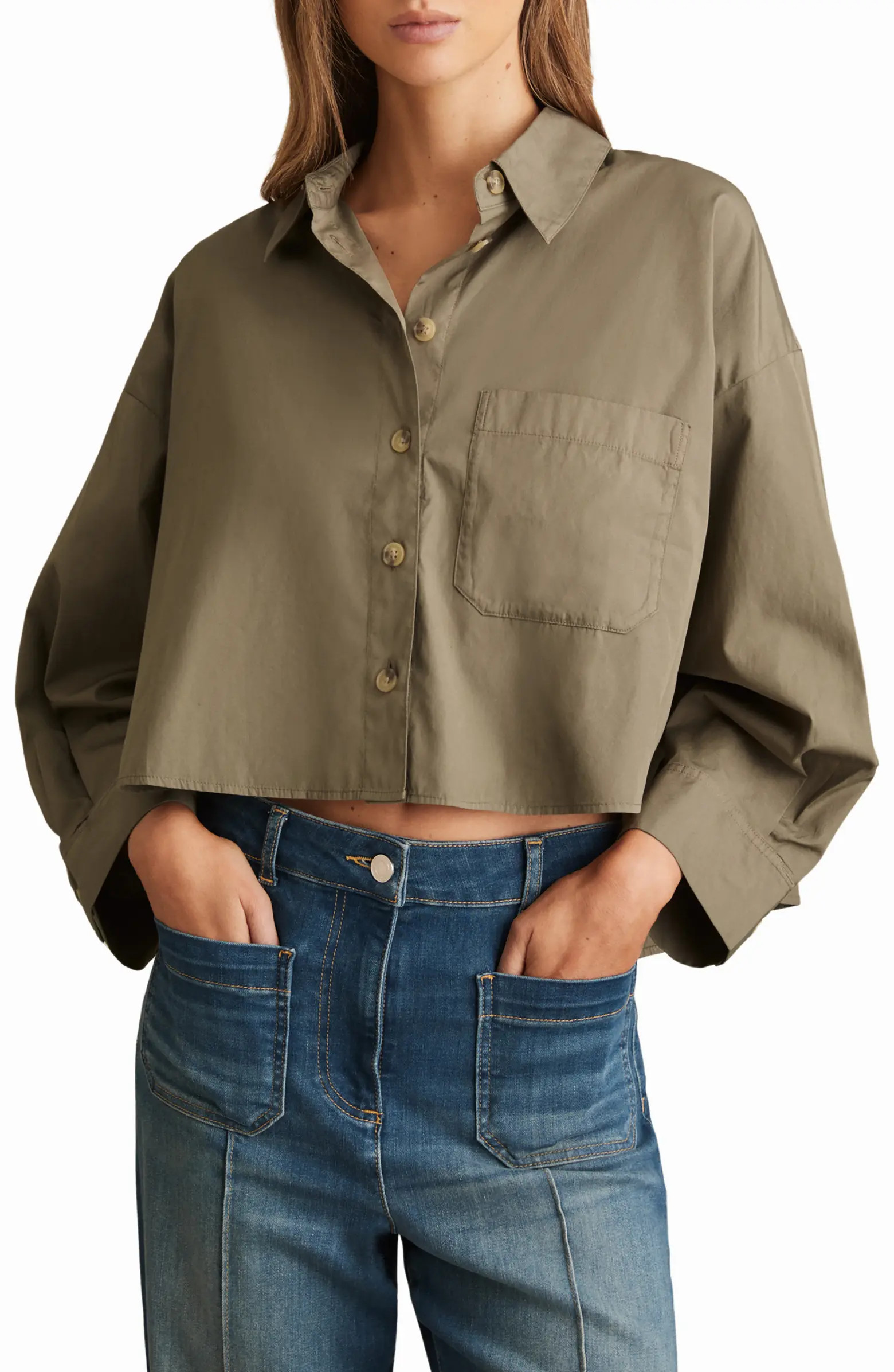 Reiss Solene Cotton Shirt | Nordstrom | Nordstrom