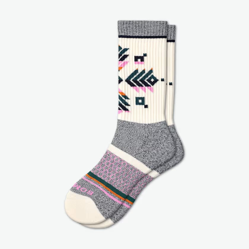 Women's Snowflake Calf Socks | Bombas
