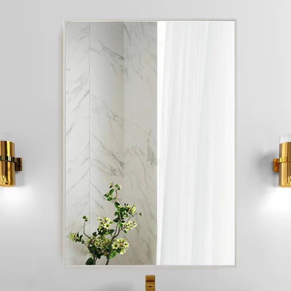 Idina Rectangle Metal Wall Mirror | Wayfair North America