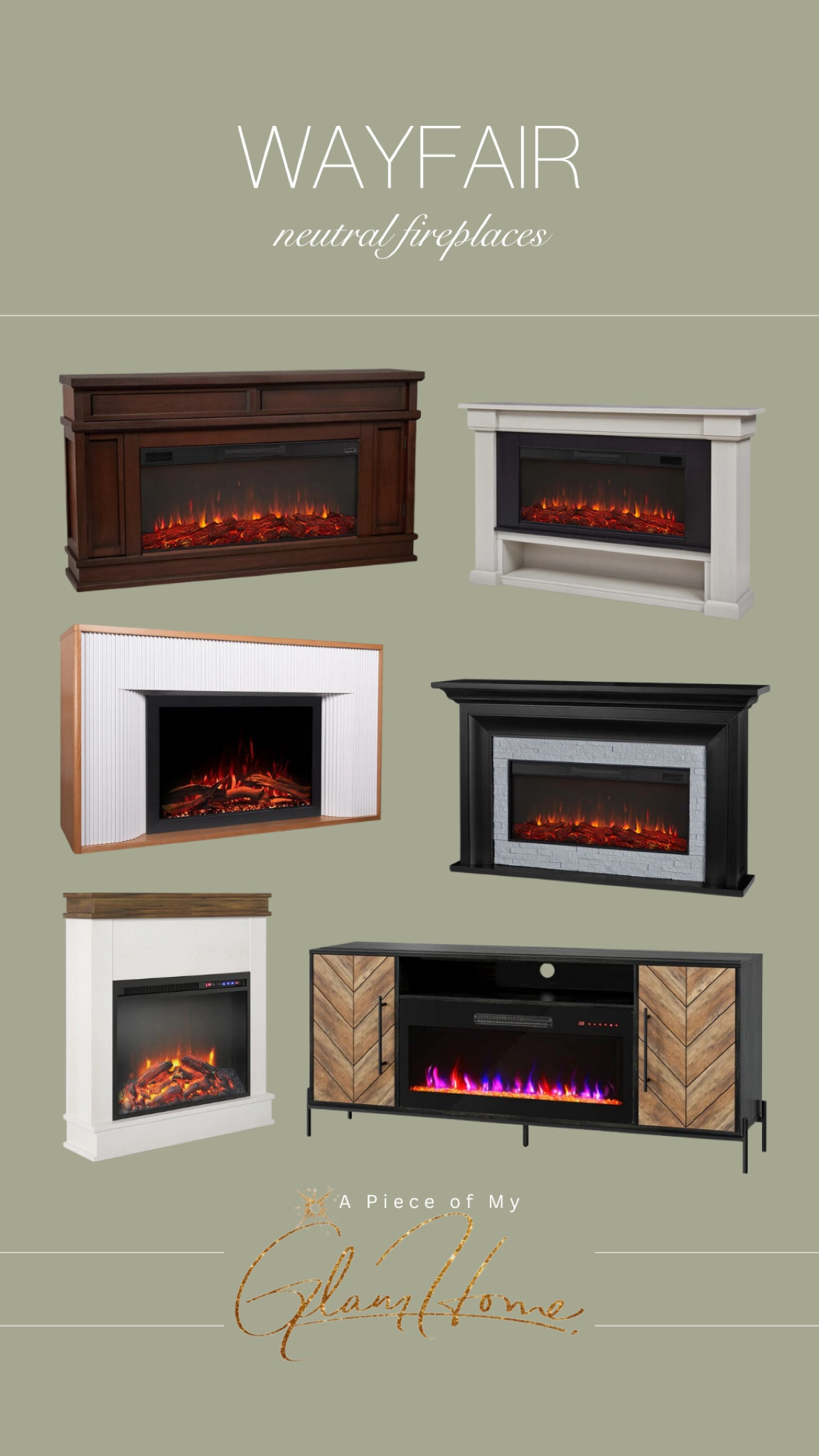 Wayfair neutral fireplaces 

#fireplace #livingroomdecor #wayfair #homedecor 

#LTKHome