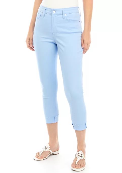 Women's High Rise Skinny Cropped Colored Jeans | Belk