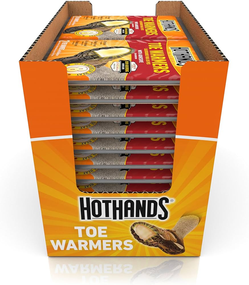 HotHands Toe Warmers - Long Lasting, Odorless, Air Activated - Up to 8 Hours of Heat - 40 Pair | Amazon (US)
