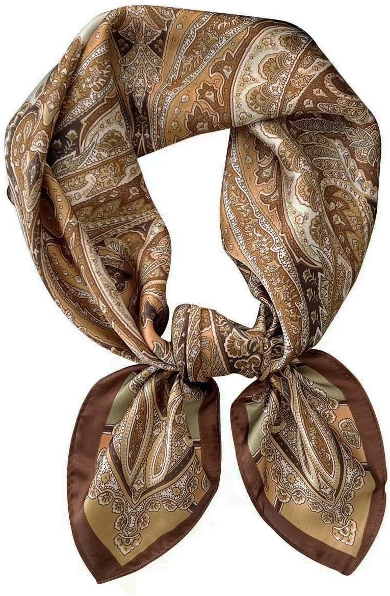 Hexchasty Head Hair Scarf Satin Silk Like Scarves for Women Purse Scarf | Amazon (US)