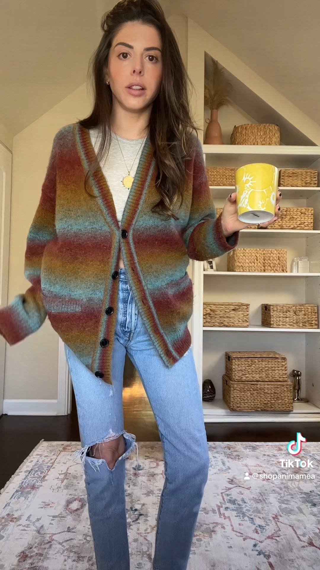 comfy cozy outfit of the day made cuter with Anima Mea jewelry of course 

#LTKVideo #LTKstyletip