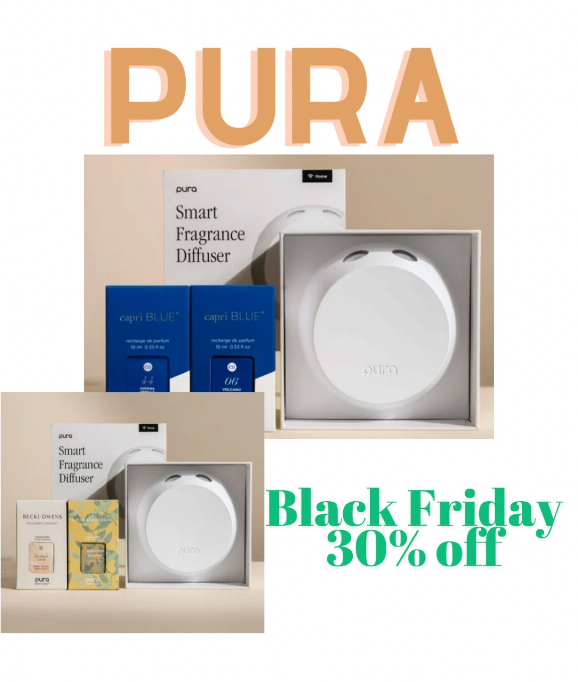 Pura is having a black Friday sale, 30% off everything plus free shipping on $30 or more! Children and pet safe, my favorite way to make my house smell heavenly!

#LTKCyberWeek #LTKHoliday #LTKGiftGuide